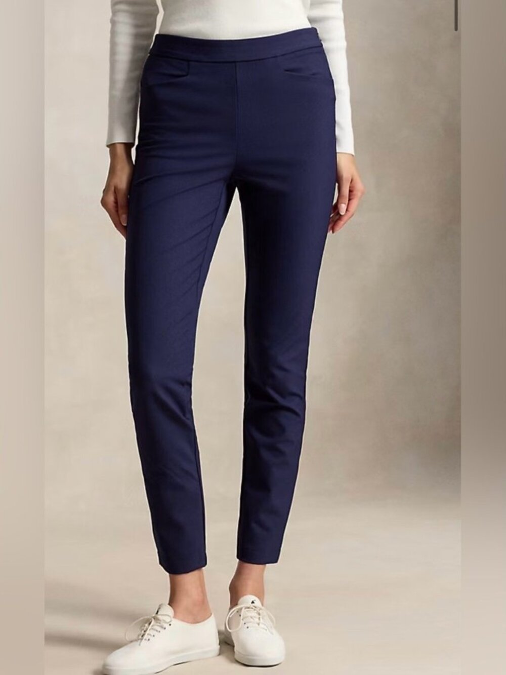 Ralph Lauren RLX NEW Core Womens Golf Pants 2 Navy Nylon Stretch MSRP $168